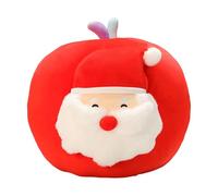 Peluche natalizio, bambola natalizia, simpatico cuscino in tessuto con frutta e Babbo Natale, giocattolo da collezione, decorazione natalizia, peluche per soggiorno e dormire