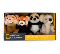 Peluche National Geographic 18 cm leone panda koala panda rosso