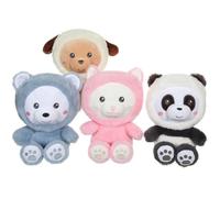 Peluche Orsetto Hoody Pets - GIPSY TOYS - Blu, 24 cm
