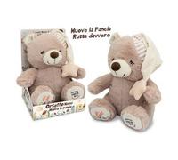 Teorema - Orsetto Peluche Ninna Nanna 30 cm, Orsetto con Luce, Musica e Movimento del Pancino