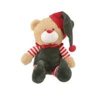 Peluche orso elfo Natale 35 cm