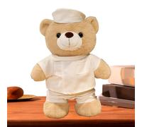 Peluche Orso Infermiere - Peluche Orso Infermiere - Orsetto Laurea Infermiere Personalizzato Con Uniforme Staccabile - Morbido Regalo Di Peluche Per Nuovi Infermieri E Studenti Di Medicina - Regalo Di