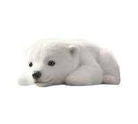 Peluche Orso Polare - Decorazione morbida e coccolosa | Bambola emotiva con consistenza soffice | Simpatico orsetto di peluche per la camera da, la notte, l'uso quotidiano, le vacanze, il comple