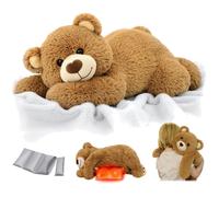peluche orso riscaldabile, cuscino morbido, regalo caldo, peluche, comfort