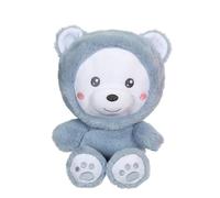 Peluche Ours Hoody Pets - GIPSY TOYS - Bleu, 24 cm