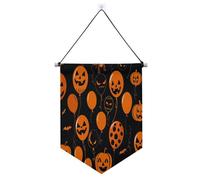 Peluche Palloncino Halloween banner gancio per parete con asta telescopica banner cortile esterno arredamento per interni, feste all'aperto banderine para fiestas