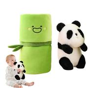 Peluche Panda con Morbido Cuscino in Peluche da Abbracciare | Anime Squisito, Compagno di Sonno per Bambini, per la sua Festa di Compleanno e l'Ora della Nanna