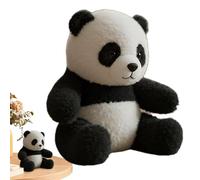 Peluche Panda Douce et Réaliste - Doudou Câlin Pour Et Bébés, Jouet En Peluche Mignon, Cadeau D'Anniversaire Ou De Noël, Décoration Chambre, Compagnon De Sommeil Et De Jeu Adorable