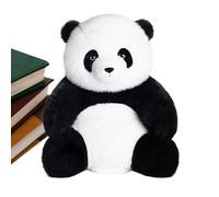 Peluche Panda - Peluche peluche | Comfort Plush: design in pelle ultra realistico, compagno di supporto emotivo per dormire, rilassamento, decorazione della stanza, regali di compleanno