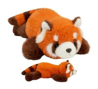 Peluche Panda Rosso Giocattolo Animale Peluche Bambola Panda Rosso per Bambini Adulti Divano Soggiorno Camera Auto Ufficio Asilo Casa Compleanno