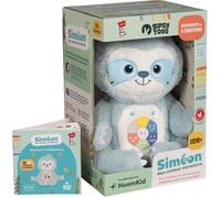 Peluche Parlante - Gipsy Toys - Siméon, il narratore di emozioni - 28 cm - Verde Acqua