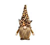 Peluche, Peluche | Figurine di gnomi senza volto invernali - Decorazioni di gnomi Tigre Stampa leopardo Gnomi Figurine Decorazioni delle stagioni per il della tavola di casa
