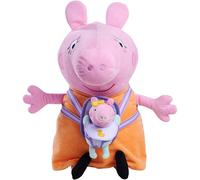 Simba Peluche Peppa Pig Mamma con Evi 33 cm morbido +0 mesi