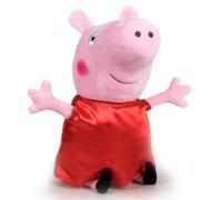 Play by Play Peluche Peppa Pig e George 20 cm Super Soft multicolore Confezione da 2
