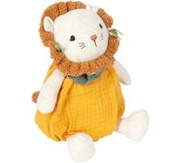 Small Foot Giocattolo per Bebè Peluche Little Lion, Leone di Peluche in Mussola con Corpo Imbottito e soffice, per Bebè, 12776