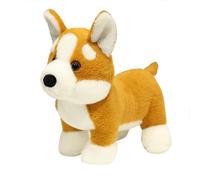 Peluche per cani Shiba Inu, peluche realistico Shiba Inu, per cani e bambine, 30 x 25 cm