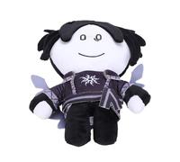 Peluche per Due Personaggi di Gioco Anime in Peluche Altamente Dettagliato con Accessori Iconici e Imbottitura Resistente per Fan Ed Appassionati, Estetica Dal Fascino Accogliente