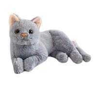 Peluche per gatti, simpatico animale di peluche per gatti, realistico morbido peluche per gatti, bambola di peluche per gattini peluche decorazioni per cuscini morbidi regali del festival