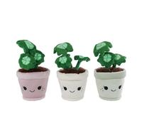 Peluche pianta trifoglio-4 19 cm giocattolo multicolore