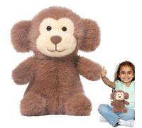 Peluche Piccola Scimmia, Bambola Di Carina Da 23 Cm | Morbido Cotone PP Coccolone Da Abbracciare 150 G, Adorabile Cuscino Per Dormire Fornisce Compagnia Confortante Per La Decorazione Della Stan