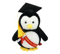 Peluche pinguno Di Laurea - Peluche pinguno DiPeluche, Bambola Regalo Morbida Per Festeggiamenti | Simpatico Compagno Di Memoria Imbottito Con Berretto Da Portare Per Il Festival Della Cerimonia Di