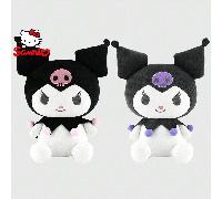 Peluche Plush di Kitty Cat KT Friends, Peluche di Kuromi, Peluche di Kuromi a forma di cuscino per il sonno, regali di compleanno degli amici di Hello Kitty, regali di compleanno e di Natale KT Kawaii