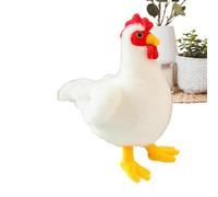 Peluche Pollo Ripieno - Cotone Giallo, Morbida Bambola Animale da Fattoria, Simpatico Pollo Decorazione per la Casa, Leggero Cuscini Decorativi Coda Lunga Parola Chiave | Bambini Adulti Ufficio Soggio