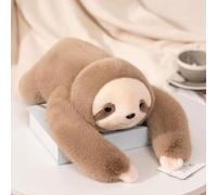 Peluche Ponderato 65cm Panda Rosso, Cuscino Abbraccio Per Ansia Per Aiuto Nel Sonno E Sollievo Dallo Stress Per Adulti E Bambini Sloth 45cm