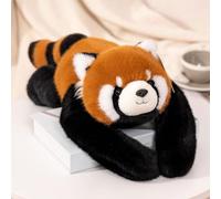 Peluche Ponderato 65cm Panda Rosso, Cuscino Abbraccio Per Ansia Per Aiuto Nel Sonno E Sollievo Dallo Stress Per Adulti E Bambini Red Panda 65cm