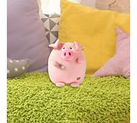 Peluche portatile a forma di maialino che chiede scusa per la sua amica e