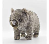 Peluche posizionabile Hansa Wombat da 37 cm Peluche morbido e realistico