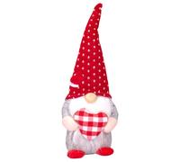 Peluche pupazzo gnomo senza volto unico per esposizione tutto l'anno San Valenti