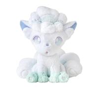 Peluche pupazzo Pokemon Center originale Fuwa Fuwa Dakko Alolan Vulpix H 13,7...