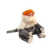 Peluche realistico - Carino scimmia nasale morbido peluche accogliente, figura animale realistico per la decorazione della casa, ideale per la camera dei ragazzi, accessori per gli amanti degli