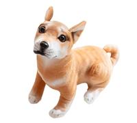 Peluche realistico for cani, bambola di peluche realistica, soffice peluche, ornamento decorativo Regalo di Natale di compleanno ideale for collezionisti di amanti dei cani(Shiba Inu,25cm/9.8in)