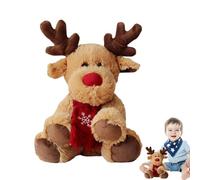 Peluche Renna Natale - Peluche Cotone PP 30x23cm | Bambola Imbottita Per Adolescenti E Adulti | Pel- Decorativo Morbido Per Gioco, Cameretta, Divano E Regalo Compleanno