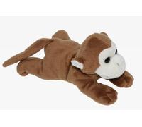 Peluche Scimmia Dolce Giocattolo Morbido Sdraiato Carino Lunghezza 17 Cm Marrone