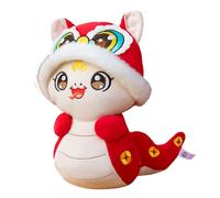 Peluche Serpente Del Capodanno Cinese - Bambola Mascotte Dello Zodiaco 2025, Poliestere, Morbido, Imbottito, Ricordo Decorativo | Peluche Per L'anno Del Serpente, Decorazione Della Casa, Esposizione I