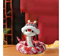 Peluche serpente di Capodanno cinese unico per il soggiorno del regalo di