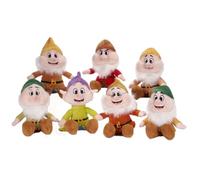 Peluche Sette nani Disney 7 pupazzi da 30 cm in 100% poliestere reciclato
