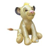 Peluche Simba, Disney 100° anniversario, Il re Leone, pupazzo cromato olografico, con suono, 30 cm