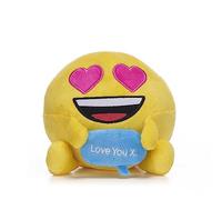 Peluche Smiley Face Giallo Love You 18 cm