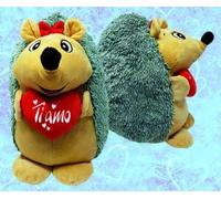 Peluche soft Love Riccio Cm. 30 con cuore Cm. 10