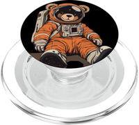 Peluche Space Explorer Teddy per gli amanti della missione PopSockets PopGrip per MagSafe