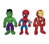 PELUCHE SPIDERMAN-HULK-C.AMERICA SONORO 45CM MARVEL ART.9266 $