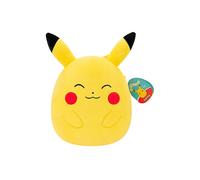 Squishmallows Pokémon Pikachu da 25 cm - Giallo/Rosso - Giocattolo Pokemon imbottito per bambini 3+