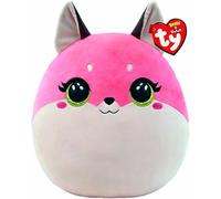 PELUCHE SQUISHY CUSCINO 33 CM TY VOLPE FUCSIA SUPER SOFT ORIGINALE