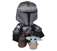 Peluche Simba Star Wars Mandalorian 30 cm. + The Child 7 cm.