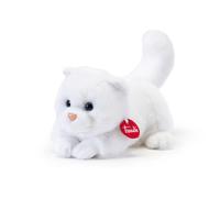 Trudi - Gatto Brad bianco Regalo compleanno o Natale, gattino felino in peluche