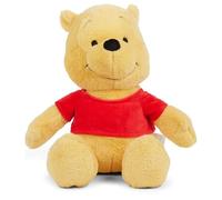 Peluche ufficiale Disney Winnie the Pooh per bambini, con texture soffice e dettagli ricamati, orecchie flessibili, peluche per tutte le età seduto da 30,5 cm
